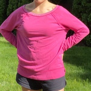 American Eagle Outfitters hot pink sweatshirt